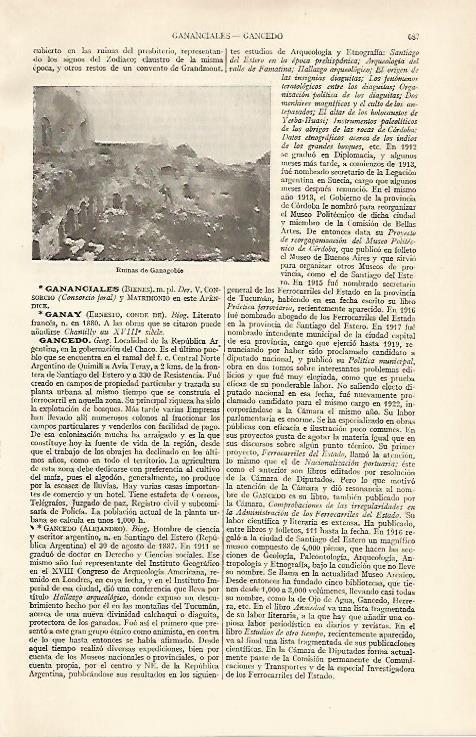 LAMINA ESPASA 16133: Ruinas de Ganagobie