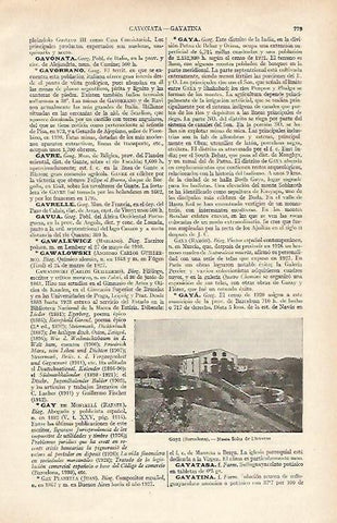 LAMINA ESPASA 16143: Masia Soler de Lloveras  Barcelona