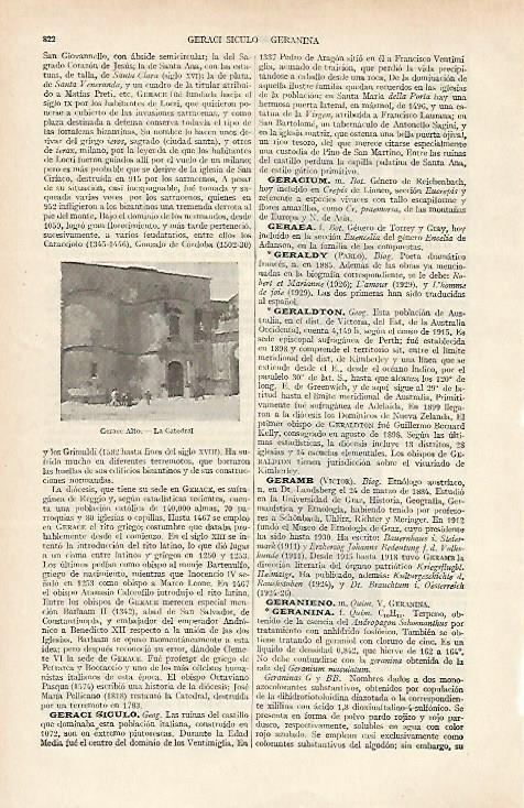 LAMINA ESPASA 16148: Catedral de Gerace Alto
