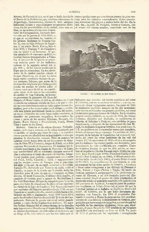 LAMINA ESPASA 16170: Castillo de San Marcos en Gorizia Italia