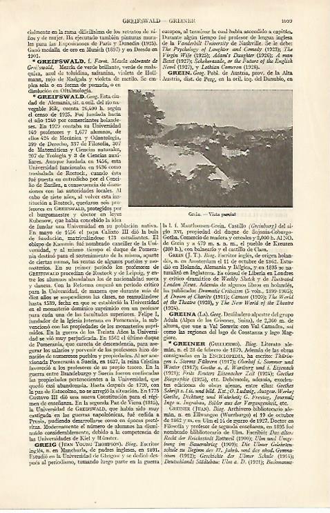 LAMINA ESPASA 16185: Vista parcial de Grein Austria