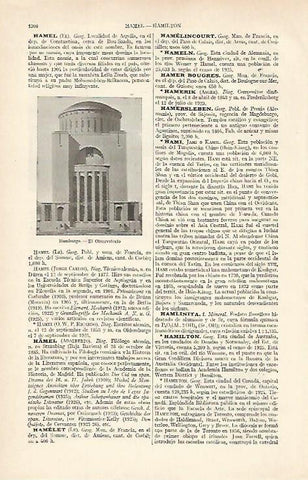 LAMINA ESPASA 16209: El Observatorio en Hamburgo