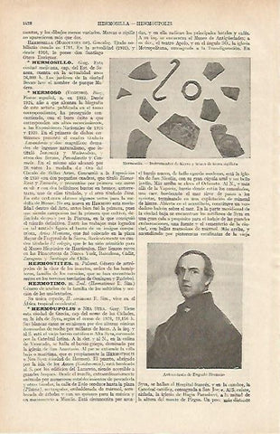 LAMINA ESPASA 16224: Autorretrato de E. Hermoso