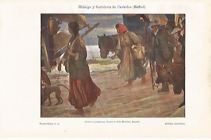 LAMINA ESPASA 16227: Eternos caminantes por Rafael Hidalgo