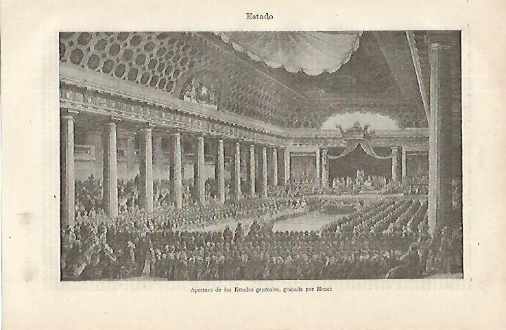 LAMINA ESPASA 16298: Apertura de los Estados Generalespor Monet
