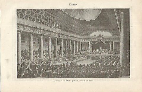 LAMINA ESPASA 16298: Apertura de los Estados Generalespor Monet