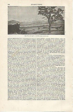LAMINA ESPASA 16305: Picos de España en Colorado