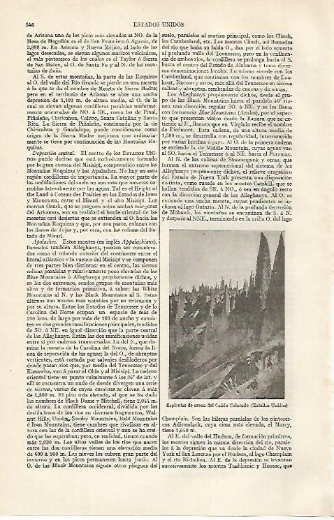 LAMINA ESPASA 16307: Espiculas del Cañon de Colorado