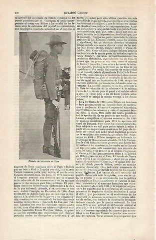 LAMINA ESPASA 16343: Soldado de infanteria de linea de Estados Unidos