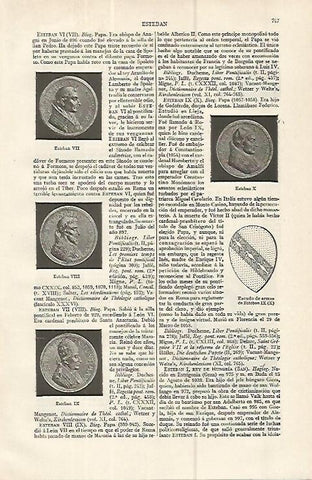 LAMINA ESPASA 16363: Escudo de armas de Esteban IX