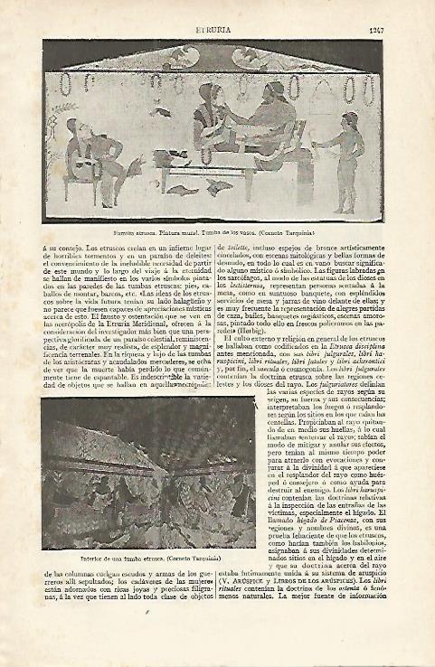 LAMINA ESPASA 16417: Pintura etrusca