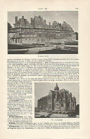 LAMINA ESPASA 16419: Palacio de Eu Francia