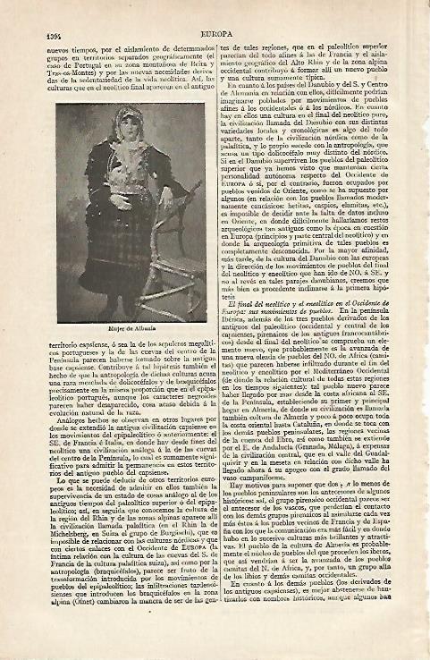 LAMINA ESPASA 16442: Mujer de Albania