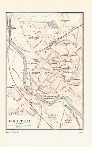 LAMINA ESPASA 16461: Plano de Exeter