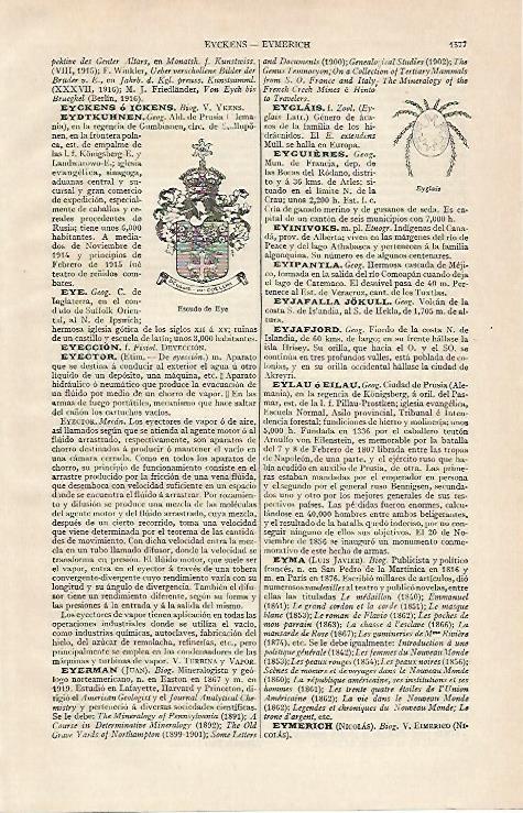 LAMINA ESPASA 16474: Escudo de Eye Inglaterra