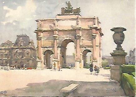 POSTAL 17886: Paris Place du Carrousel