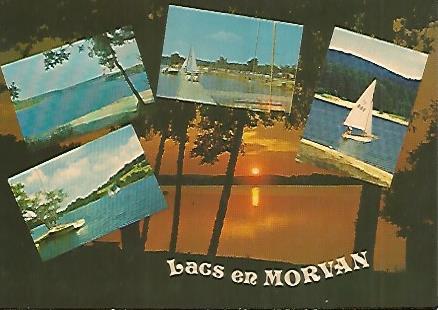 POSTAL 17917:  LACS EN MORVAN