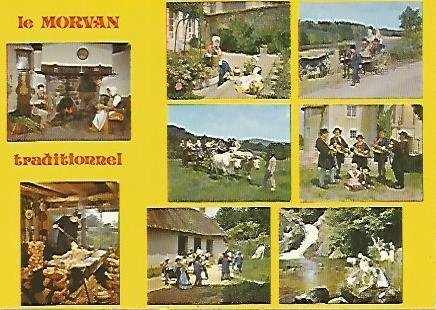 POSTAL 17918: Folclore de Morvan