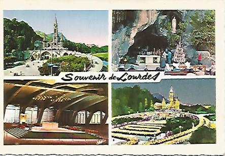 POSTAL 17945: Basilica de Lourdes