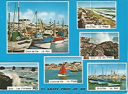 POSTAL 17966: SAINT GILLES CROIX DE VIE