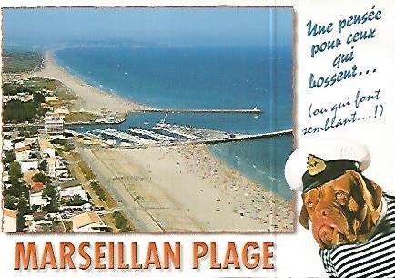 POSTAL 17968: Playa de Marsella