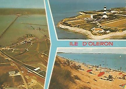POSTAL 18026: Playa de la isla de Oleron