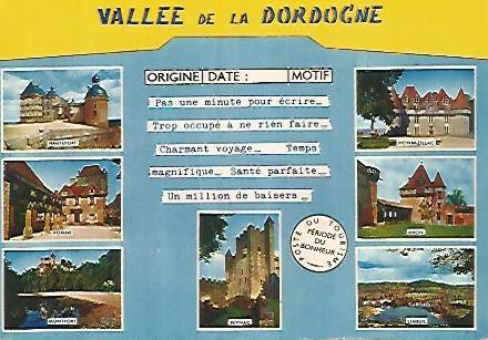 POSTAL 18079: VALLE DE LA DORDOGNE