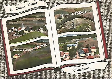 POSTAL 18122: LA CHAUX NEUVE CHATELBLANC