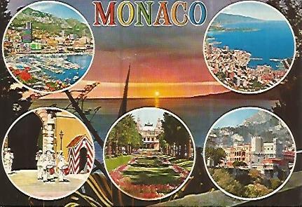 POSTAL 18129: Vistas de Monaco