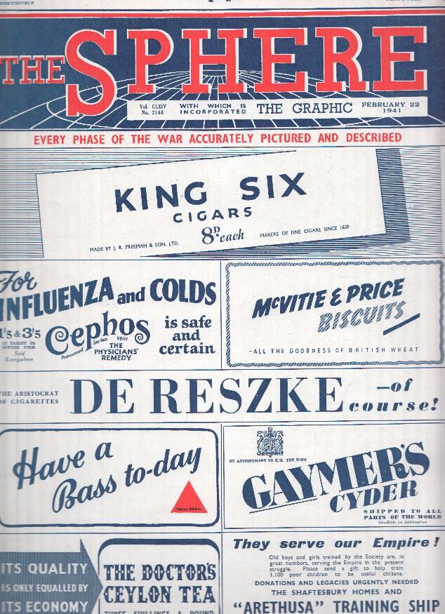 THE SPHERE ILLUSTRATED, Numero 2144, February 22 1941: Parachute Troops again in the News