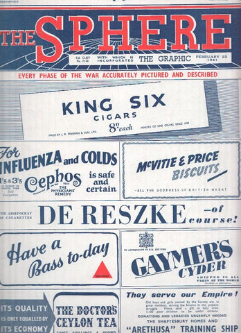 THE SPHERE ILLUSTRATED, Numero 2144, February 22 1941: Parachute Troops again in the News