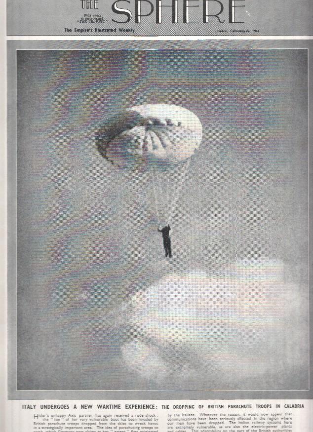 THE SPHERE ILLUSTRATED, Numero 2144, February 22 1941: Parachute Troops again in the News