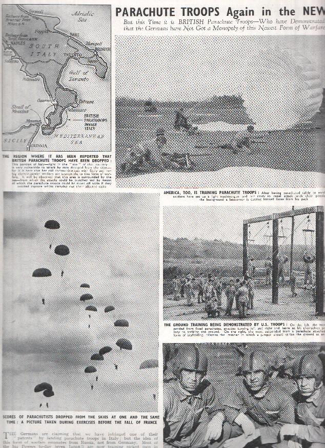 THE SPHERE ILLUSTRATED, Numero 2144, February 22 1941: Parachute Troops again in the News