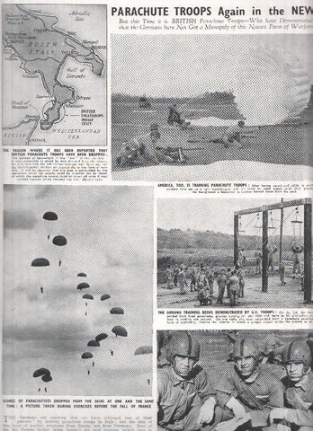 THE SPHERE ILLUSTRATED, Numero 2144, February 22 1941: Parachute Troops again in the News