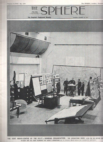 THE SPHERE ILLUSTRATED, Numero 2177, October 11 1941: The Very Nerve-Centre of the R.A.F Bombing Organisation