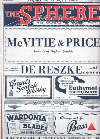 THE SPHERE ILLUSTRATED, Numero 2220, August 08 1942: After the Fifty-Minute Deluge of Bombs on Dusseldorf