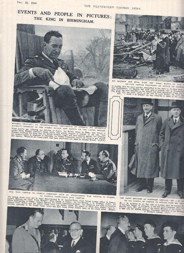THE ILLUSTRATED LONDON NEWS, Numero 5305, December 21 1940: General Henry Maitland Wilson camander of the Army