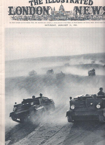 THE ILLUSTRATED LONDON NEWS, Numero 5308, January 11 1941: The Fall of Bardia, Australian Infantry