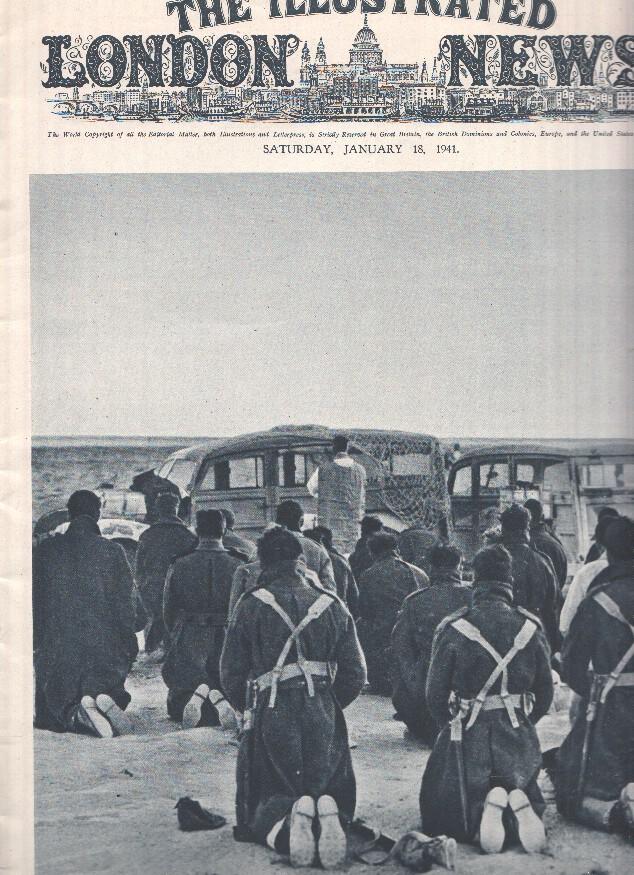 THE ILLUSTRATED LONDON NEWS, Numero 5309, January 18 1941: Christmas morning Before Bardia