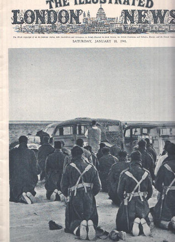 THE ILLUSTRATED LONDON NEWS, Numero 5309, January 18 1941: Christmas morning Before Bardia