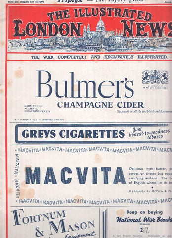 THE ILLUSTRATED LONDON NEWS, Numero 5332, June 28 1941: Goering, Keitel, Himmler an Hitler: Chief enemies of Democracy