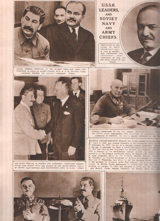 THE ILLUSTRATED LONDON NEWS, Numero 5332, June 28 1941: Goering, Keitel, Himmler an Hitler: Chief enemies of Democracy