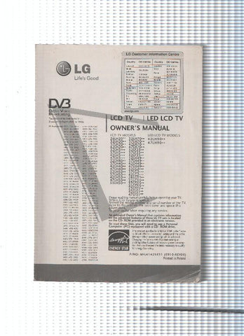 LG Manual de Instrucciones de Televisor