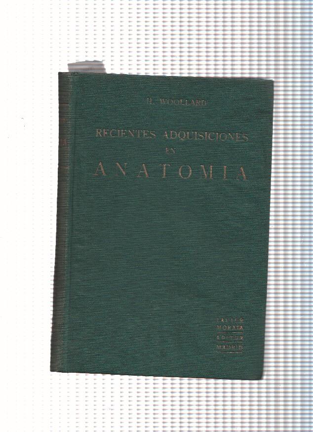 Recientes adquisiciones en Anatomia