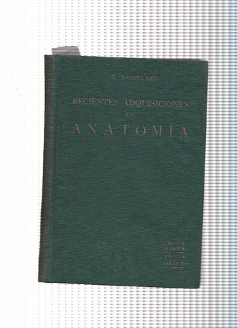 Recientes adquisiciones en Anatomia