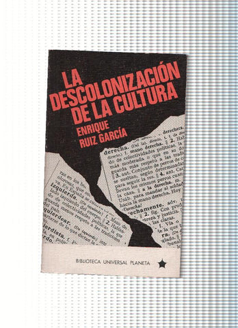 La descolonizacion de la cultura