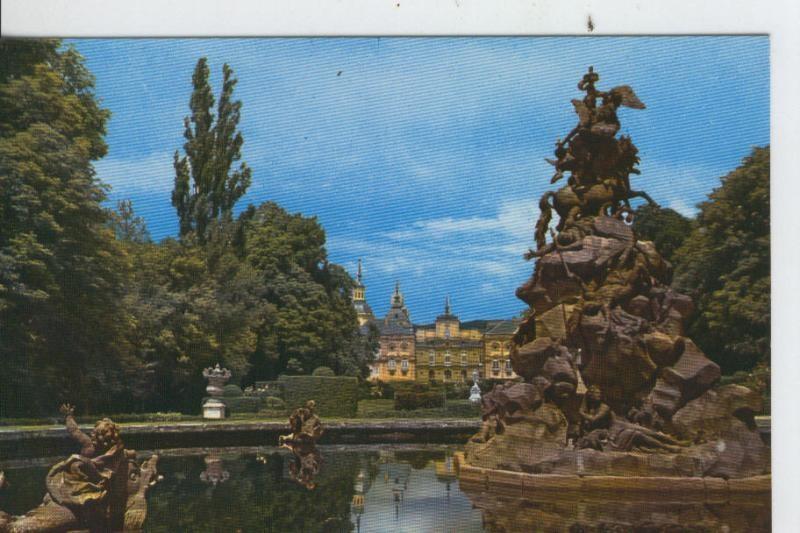 Postal 7198 : Fuente de la Fama y Palacio, Granja San Ildefonso, Segovia