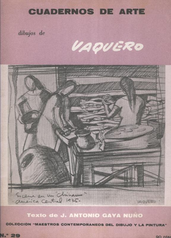 Cuadernos de Arte numero 29: Joaquin Vaquero Palacios