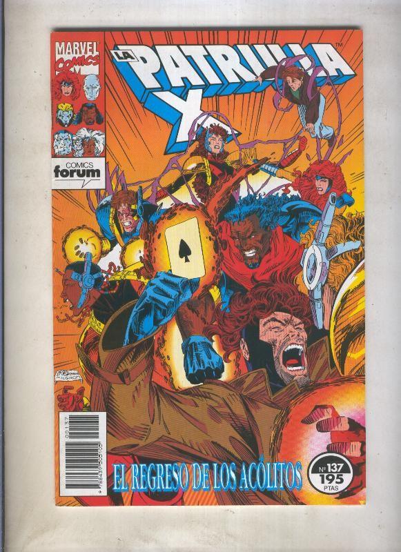 La Patrulla X volumen 1 numero 137: Por los niños (numerado 1 en trasera)
