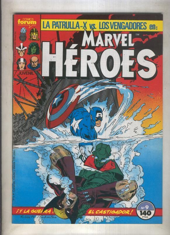 Marvel Heroes numero 09: La Patrulla X vs Los Vengadores (numerado 4 en trasera)